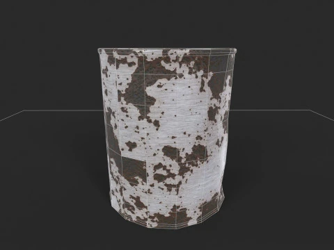 Rusted Can 3D Model
