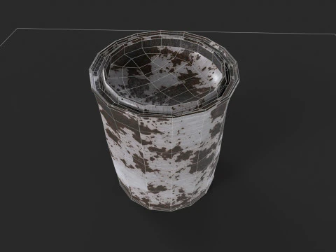 Rusted Can 3D Model