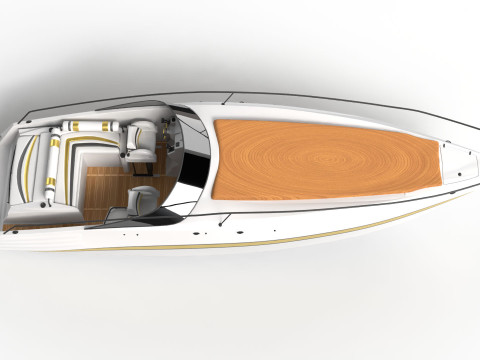 Modern Yacht Model 3D