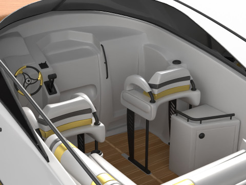 Modern Yacht Model 3D