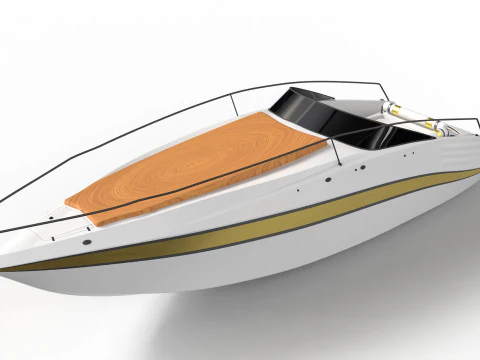 Modern Yacht 3D Model