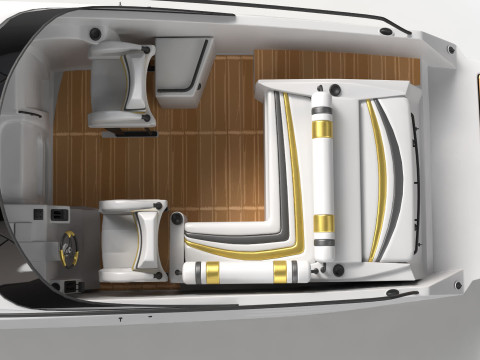 Modern Yacht Model 3D
