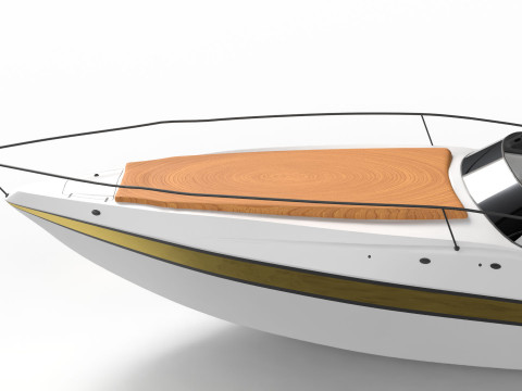 Modern Yacht Model 3D