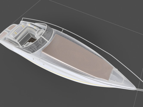 Modern Yacht Model 3D