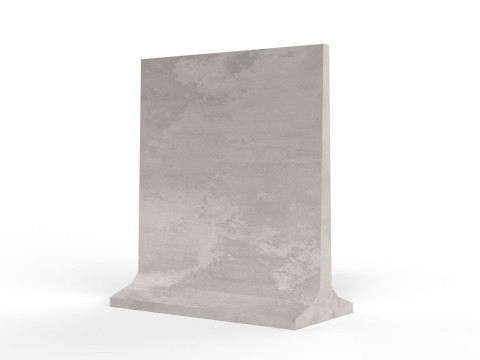 Concrete Barrier Model 3D
