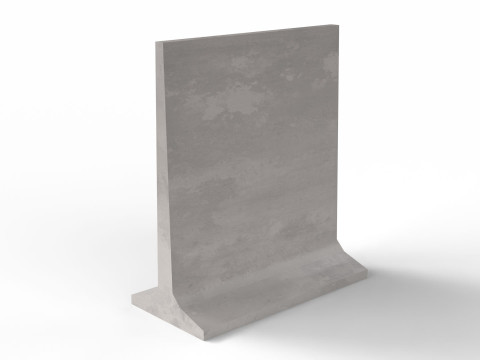 Concrete Barrier Model 3D