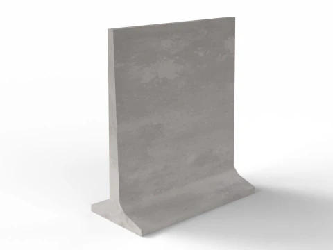 Concrete Barrier 3D Model