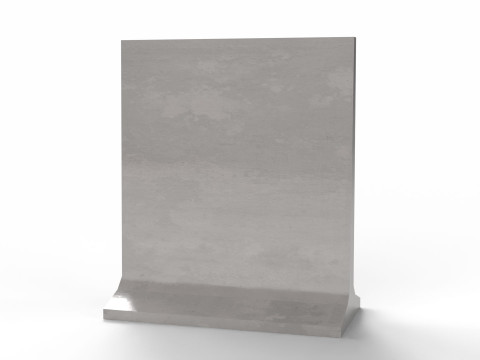 Concrete Barrier Model 3D