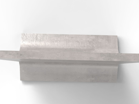 Concrete Barrier Model 3D