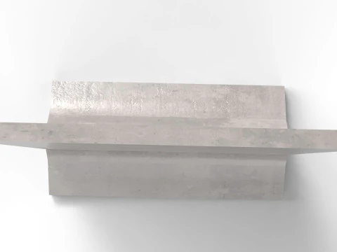 Concrete Barrier 3D Model