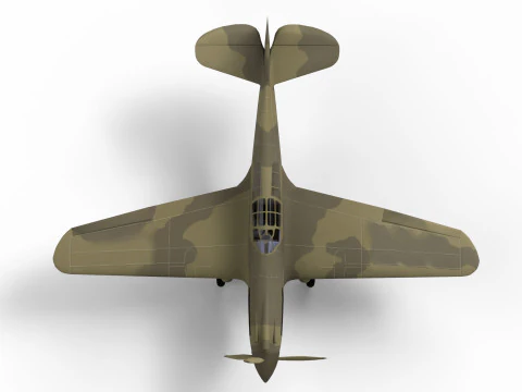 Fighter Plane 3D Model