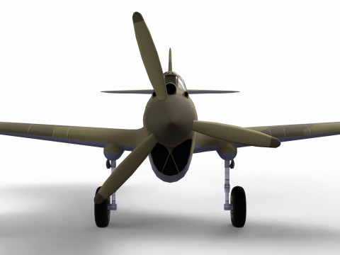 Fighter Plane Model 3D