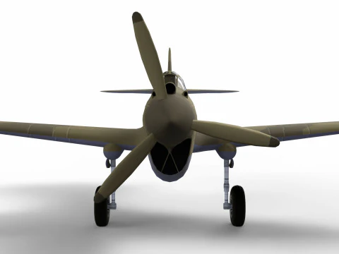 Fighter Plane 3D Model