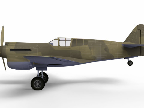 Fighter Plane Model 3D