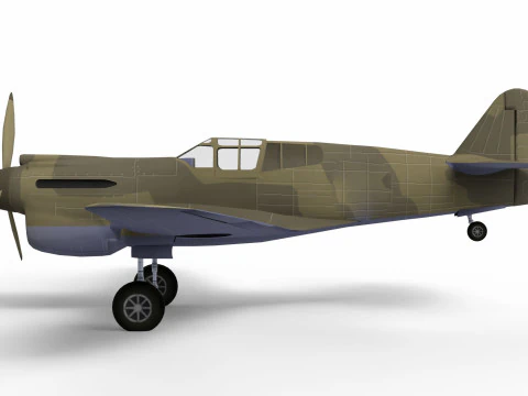 Fighter Plane 3D Model