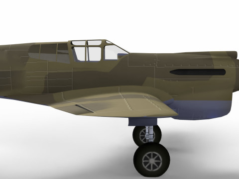 Fighter Plane Model 3D