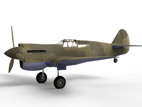 Fighter Plane Model 3D