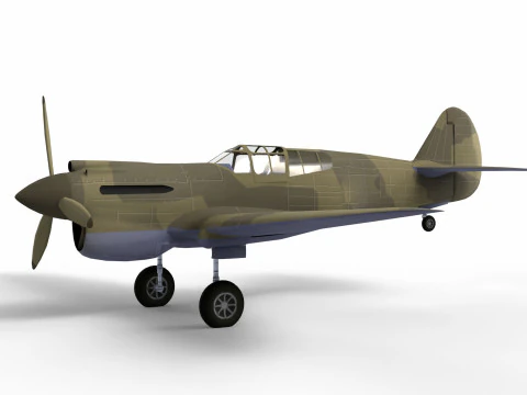 Fighter Plane 3D Model