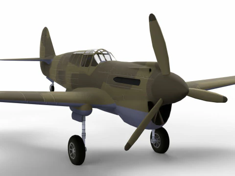 Fighter Plane 3D Model