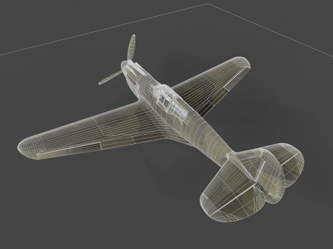 Fighter Plane 3D Model