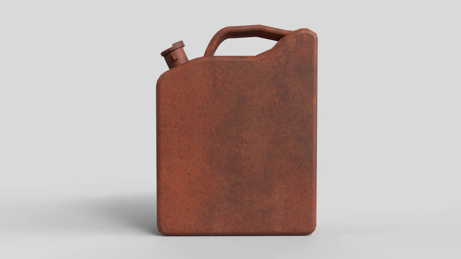 Realistic Gas Can 3D Model .c4d .max .obj .3ds .fbx .stl .blend