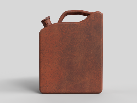 Realistic Gas Can 3D Model