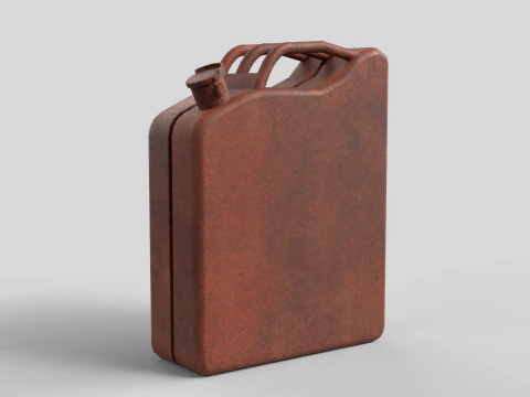 Realistic Gas Can 3D Model