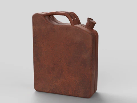 Realistic Gas Can 3D Model