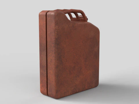 Realistic Gas Can 3D Model