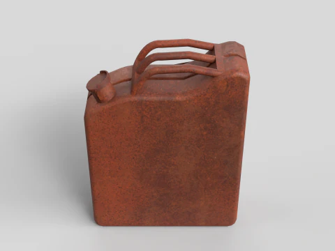 Realistic Gas Can 3D Model