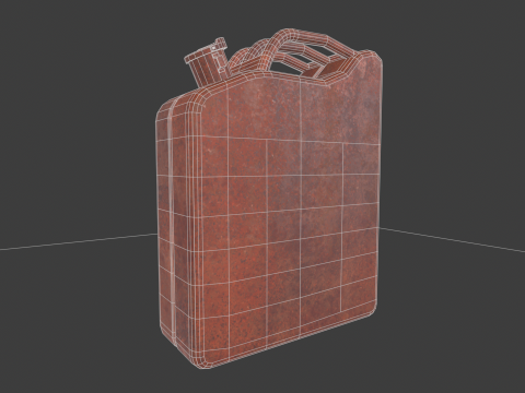 Realistic Gas Can 3D 模型
