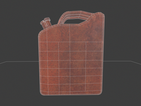 Realistic Gas Can 3D 模型