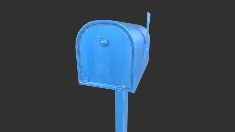 Mailbox 3D मॉडल .c4d .max .obj .3ds .fbx .stl .blend