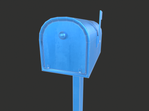 Mailbox 3Dモデル