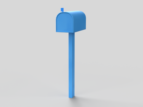 Mailbox 3D मॉडल