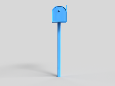 Mailbox 3D मॉडल