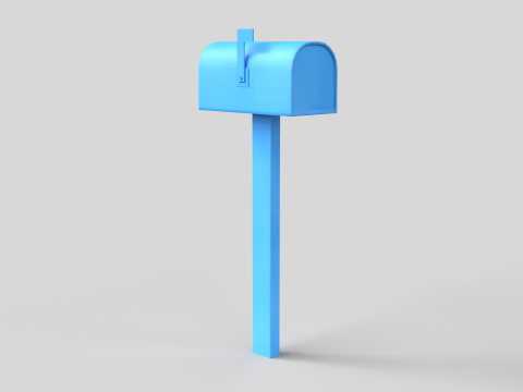 Mailbox 3D मॉडल