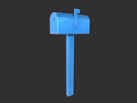 Mailbox 3D मॉडल
