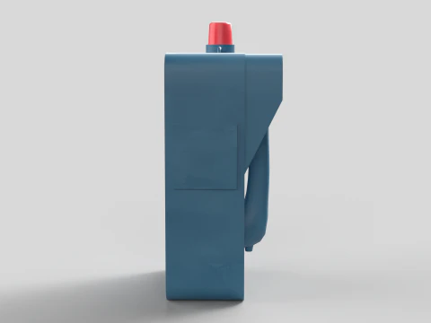 Retro Wall Telephone 3D Model
