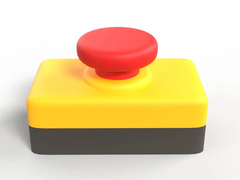 Emergency Button 3D Model