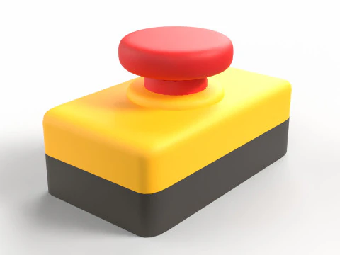 Emergency Button 3D Model