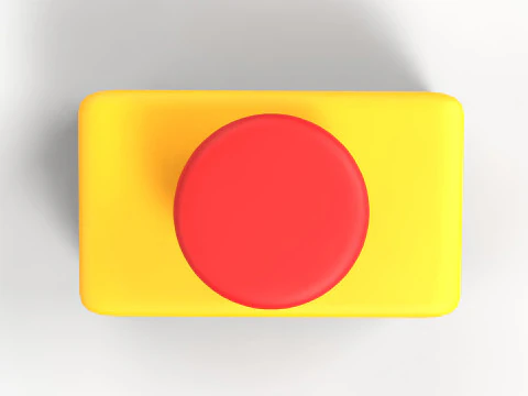 Emergency Button 3D Model