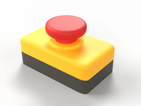 Emergency Button 3D Model