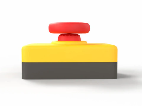 Emergency Button 3D Model