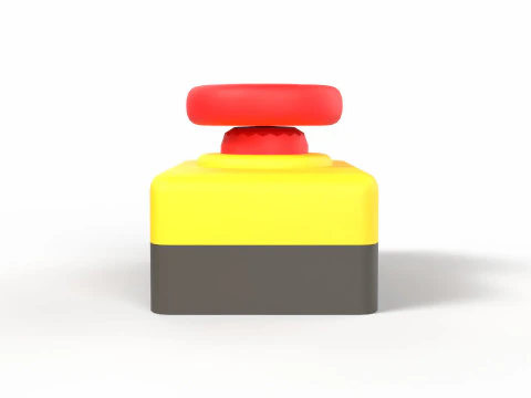 Emergency Button 3D Model