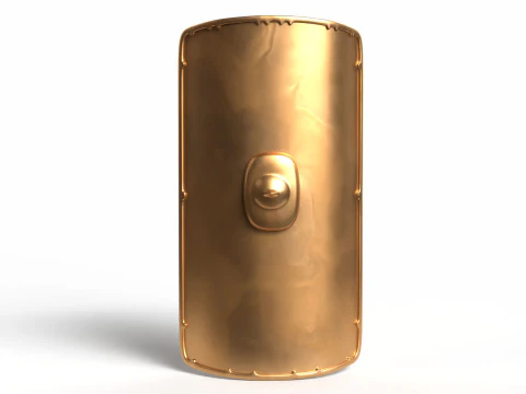 중세 방패 3D 모델