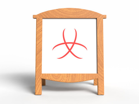 Signboard 3D Модель