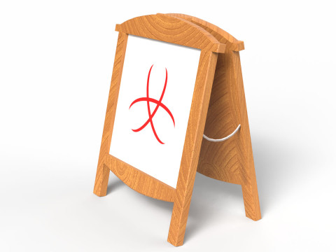 Signboard 3D Модель