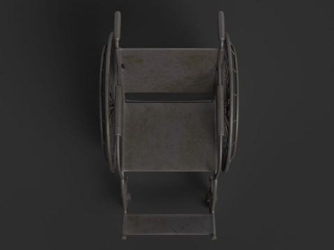 Realistic Wheelchair Model 3D