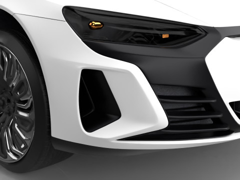Modern Sedan Car 3D 모델